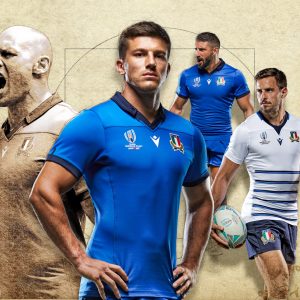 Italia revela camisetas de la Copa Mundial de Rugby 2019